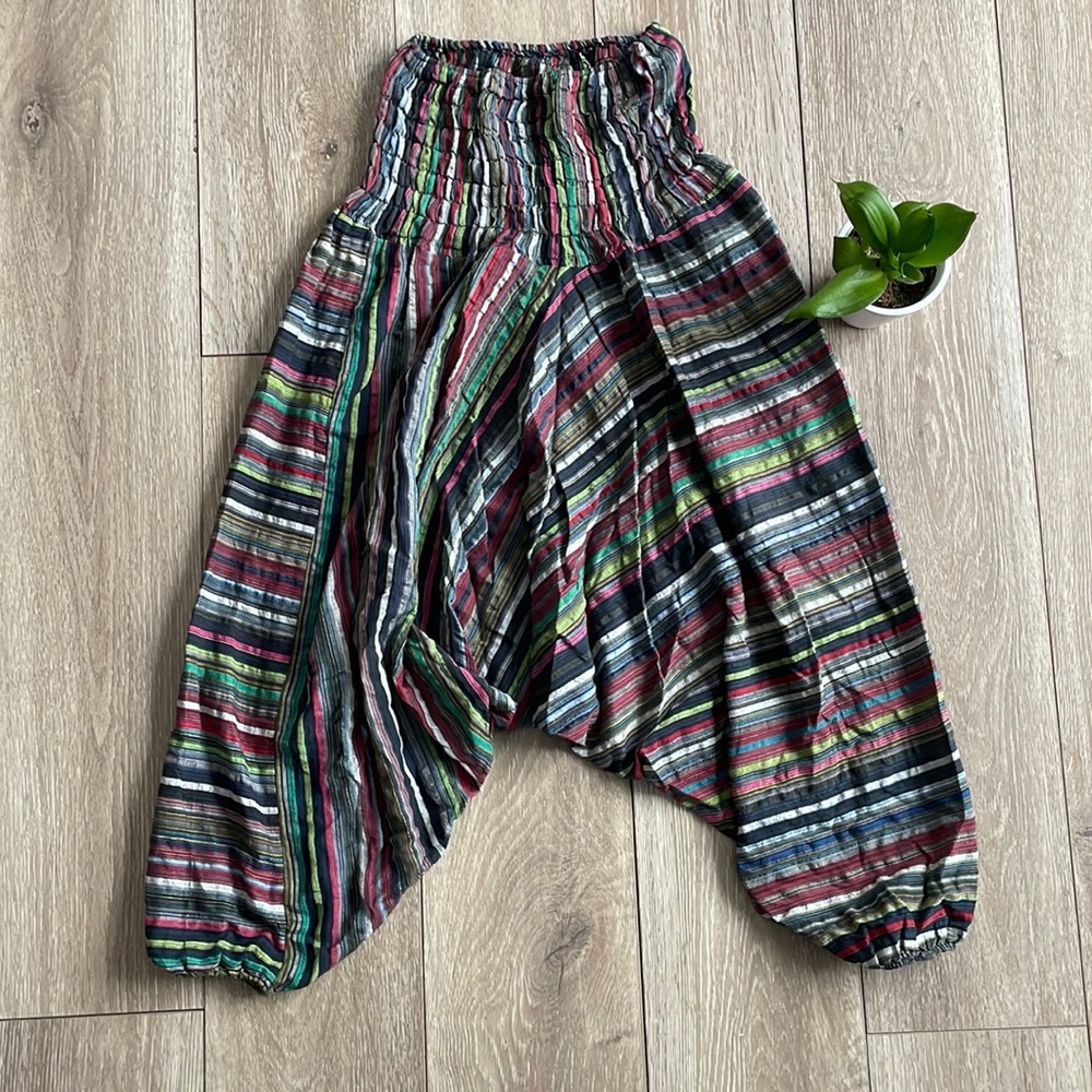 Striped Harem Pants